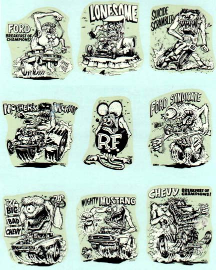 Rat Fink name and device and Ed Big Daddy Roth